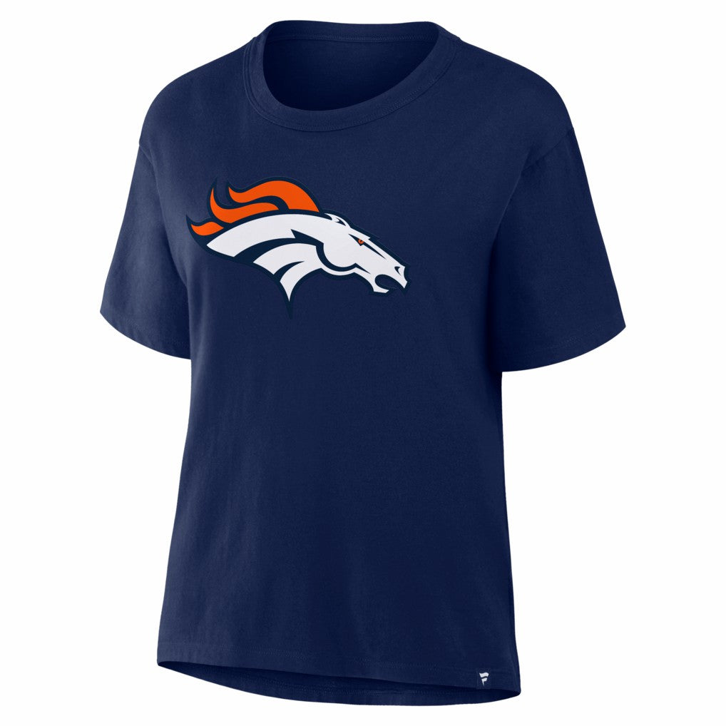 Fanatics Denver Broncos Women's Essential Legacy T-Shirt Navy