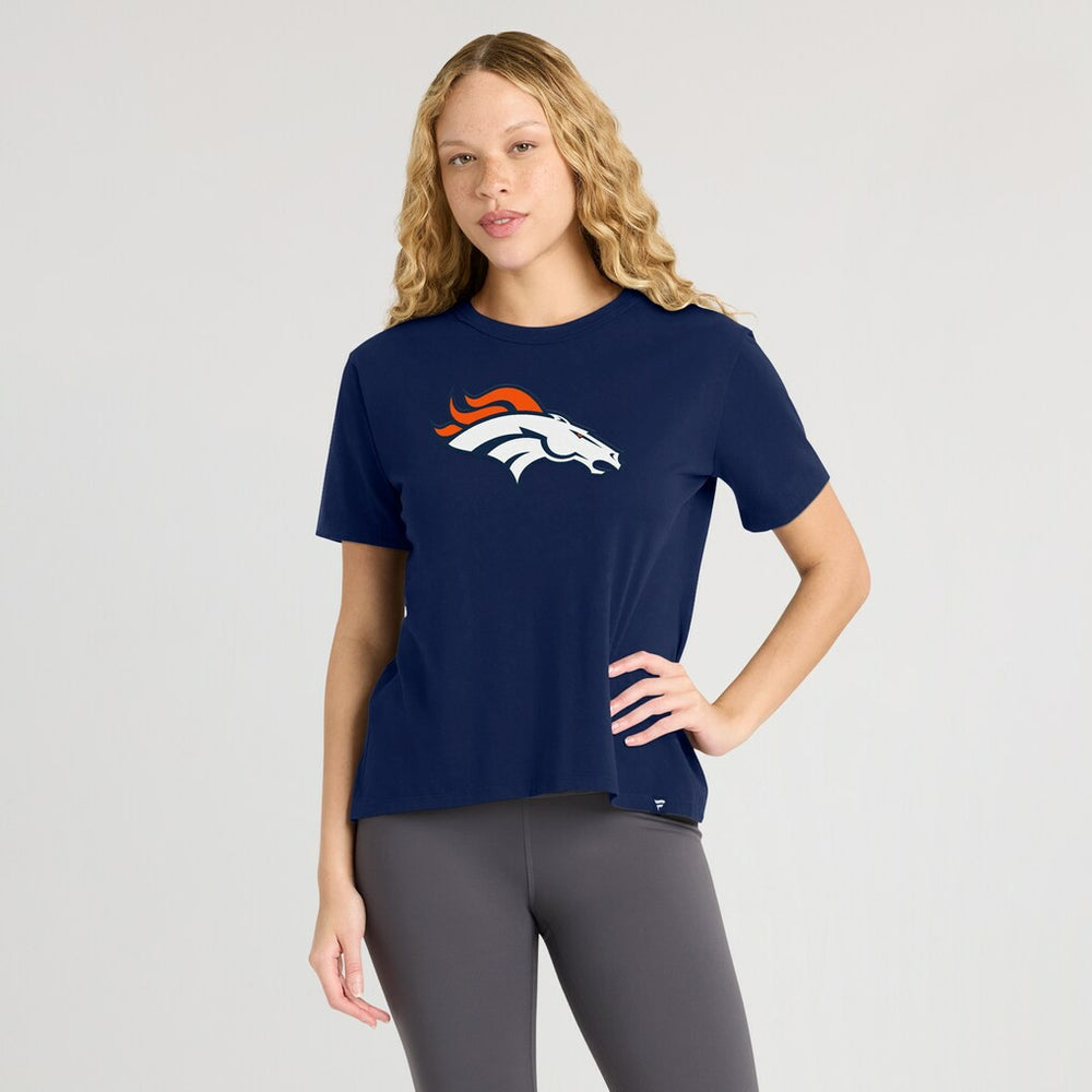 Fanatics Denver Broncos Women's Essential Legacy T-Shirt Navy