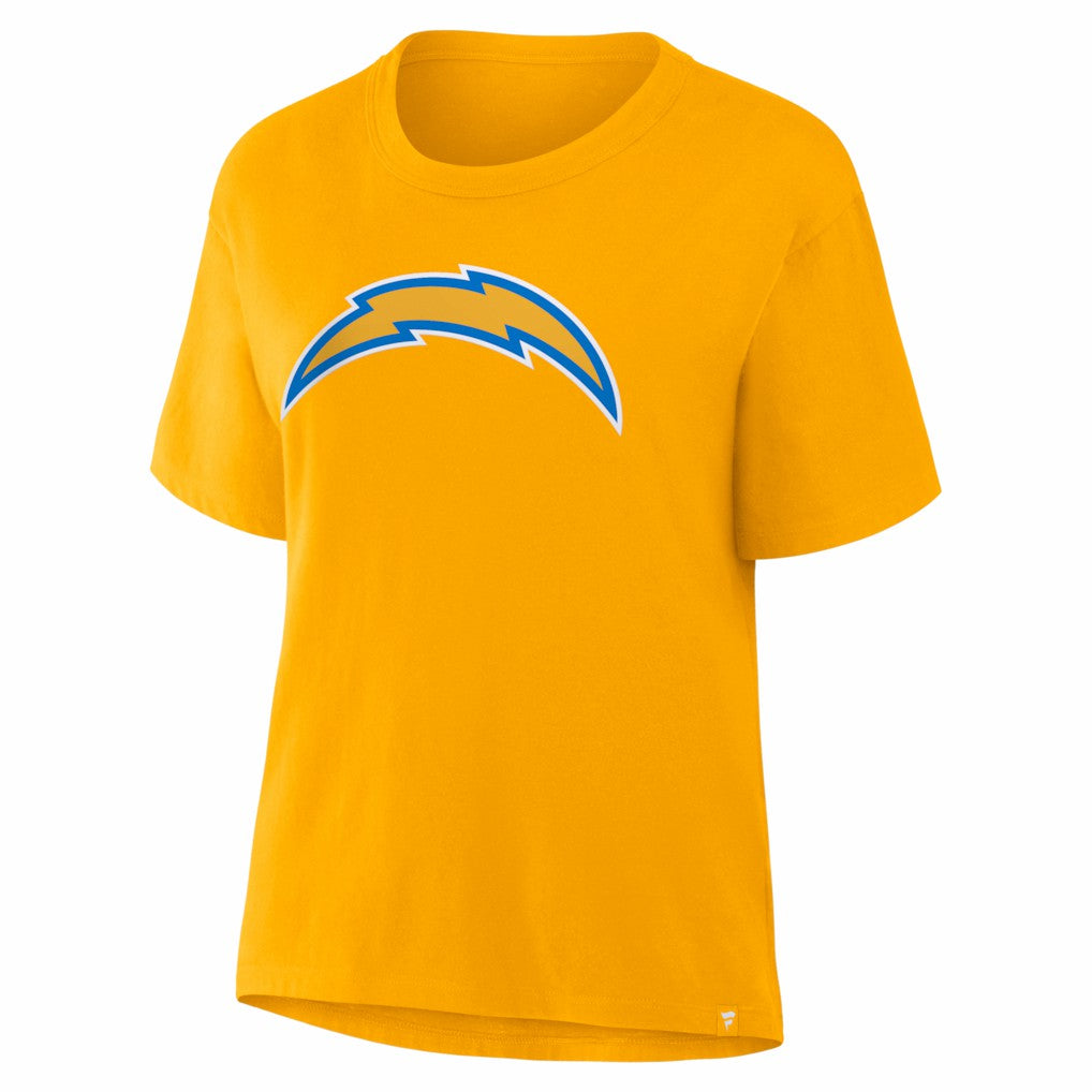 Fanatics Los Angeles Chargers Women's Essential Legacy T-Shirt Gold