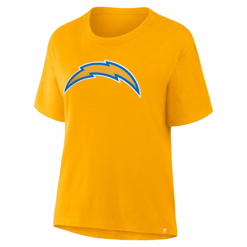 Fanatics Los Angeles Chargers Women's Essential Legacy T-Shirt Gold