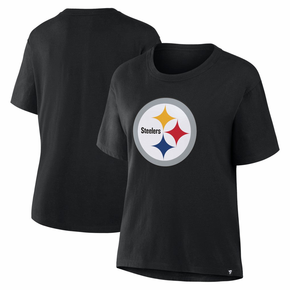 Fanatics Pittsburgh Steelers Women's Essential Legacy T-Shirt Black