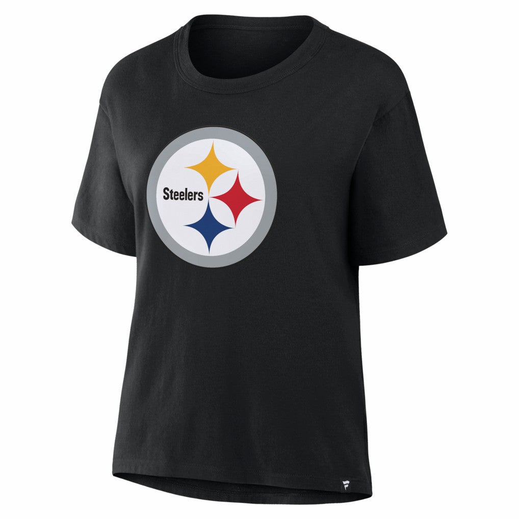 Fanatics Pittsburgh Steelers Women's Essential Legacy T-Shirt Black