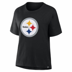 Fanatics Pittsburgh Steelers Women's Essential Legacy T-Shirt Black