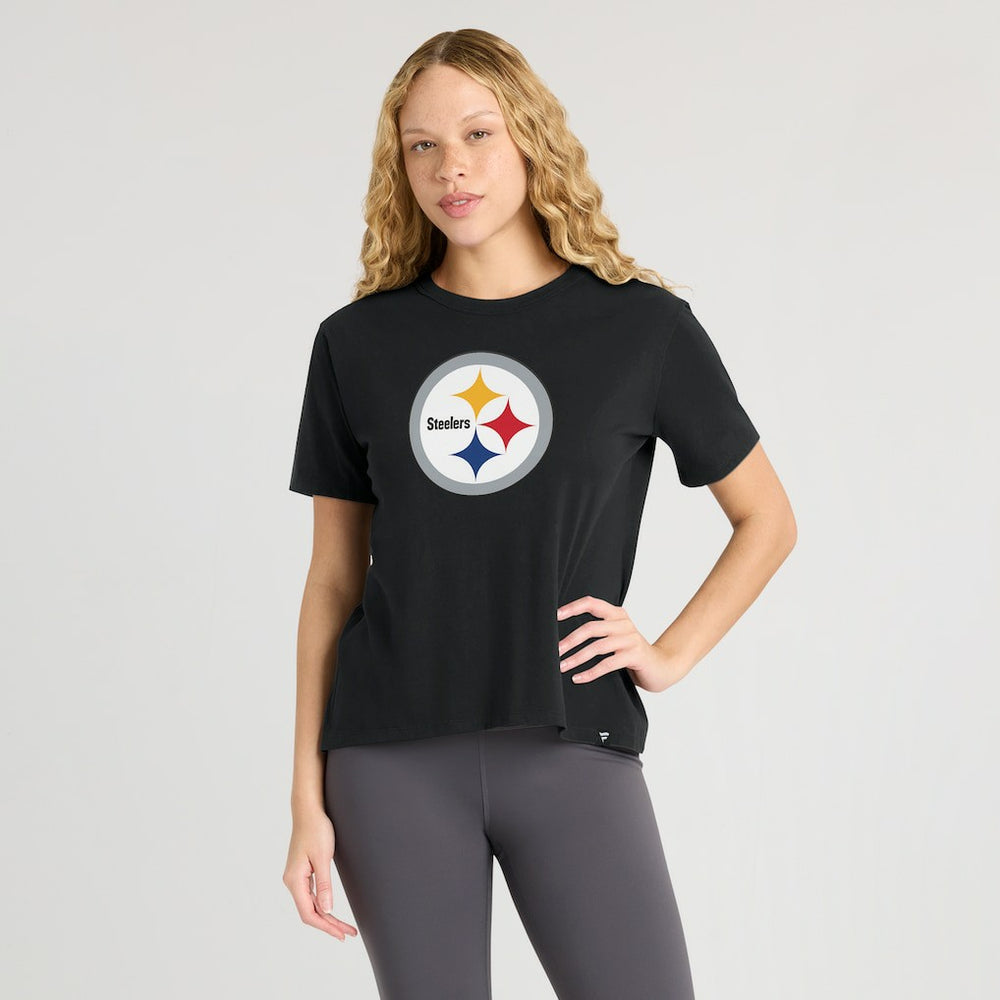 Fanatics Pittsburgh Steelers Women's Essential Legacy T-Shirt Black