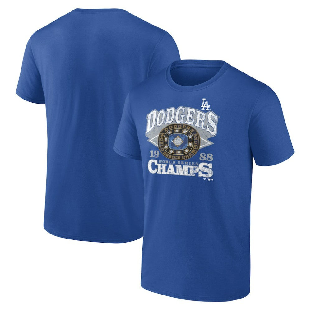 Los Angeles Dodgers 1988 World Series Champions T-Shirt - Royal - MLB on Sale