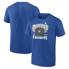 Los Angeles Dodgers 1988 World Series Champions T-Shirt - Royal - MLB on Sale