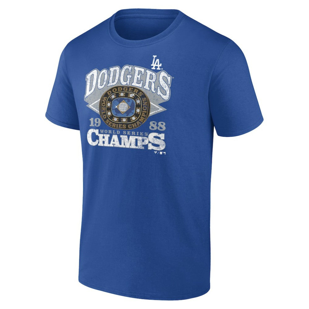 Los Angeles Dodgers 1988 World Series Champions T-Shirt - Royal - MLB on Sale
