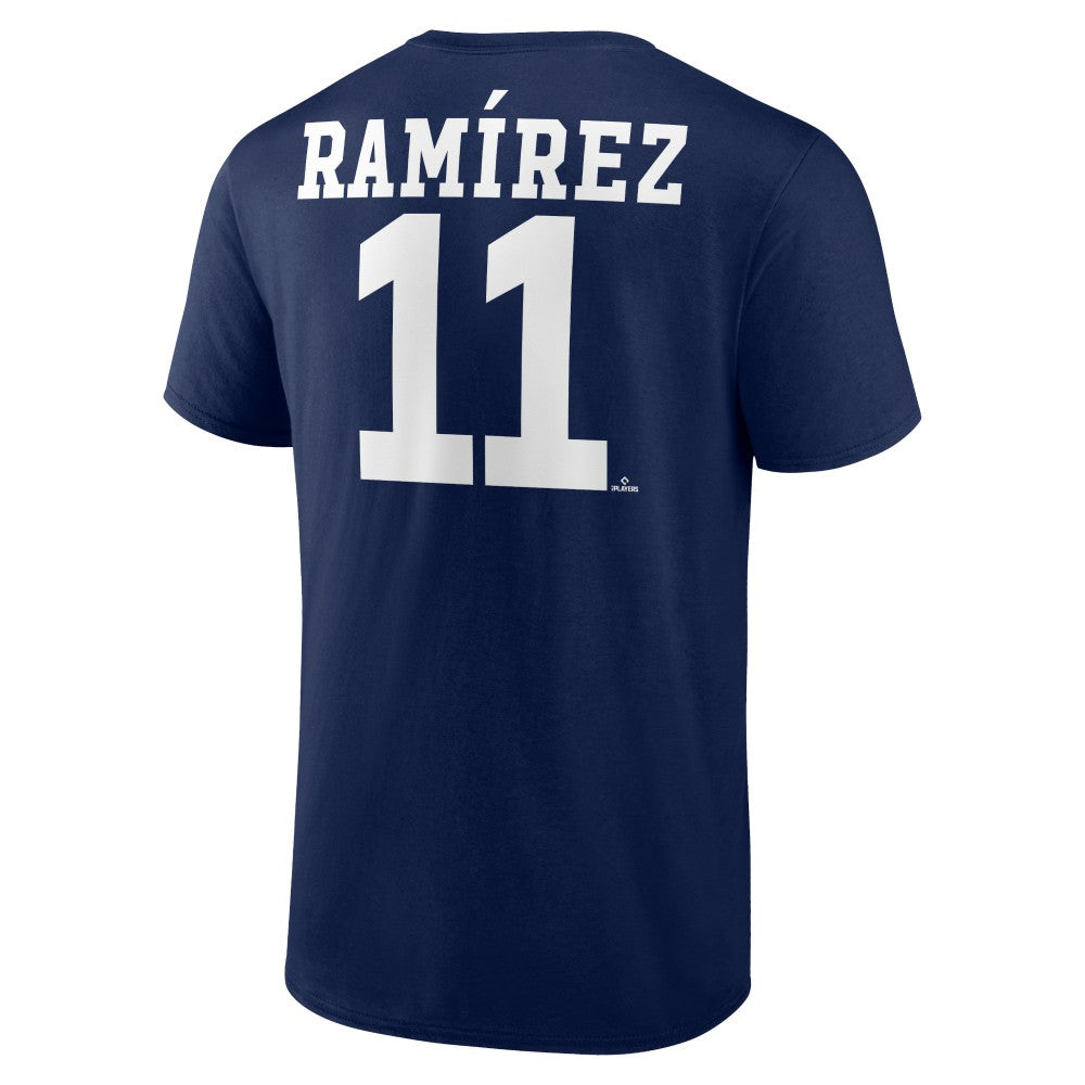 Jose Ramirez Cleveland Guardians Player Icon Name & Number T-Shirt - Navy - MLB Discount