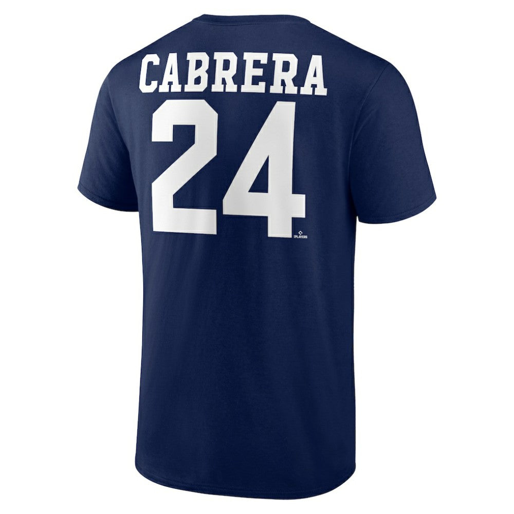 Miguel Cabrera Detroit Tigers Player Icon Name & Number T-Shirt - Navy - MLB Sale