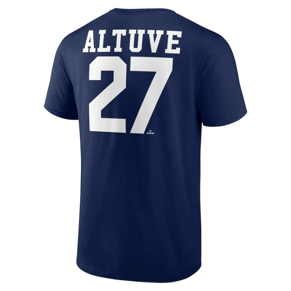 Jose Altuve Houston Astros Player Icon Name & Number T-Shirt - Navy - MLB on Sale