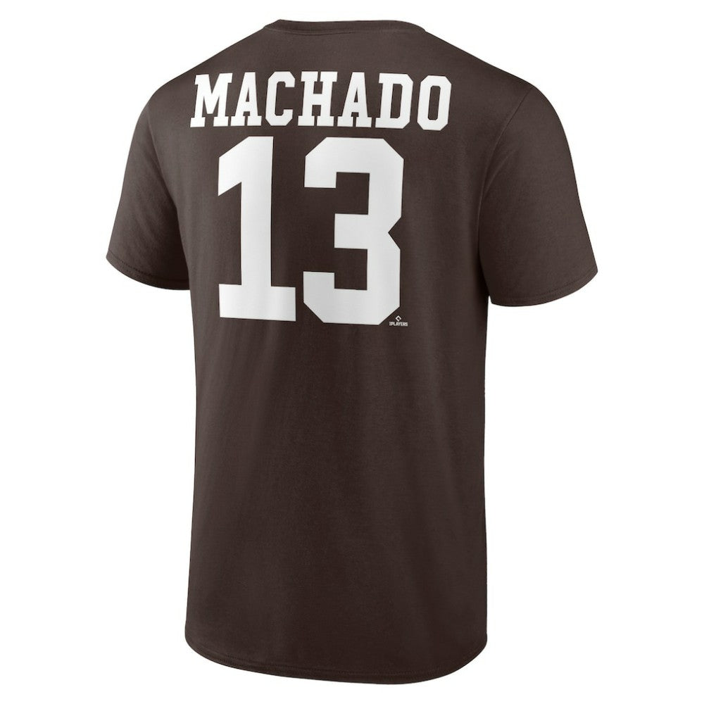 Manny Machado San Diego Padres Player Icon Name & Number T-Shirt - Brown - MLB Online