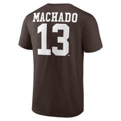 Manny Machado San Diego Padres Player Icon Name & Number T-Shirt - Brown - MLB Online