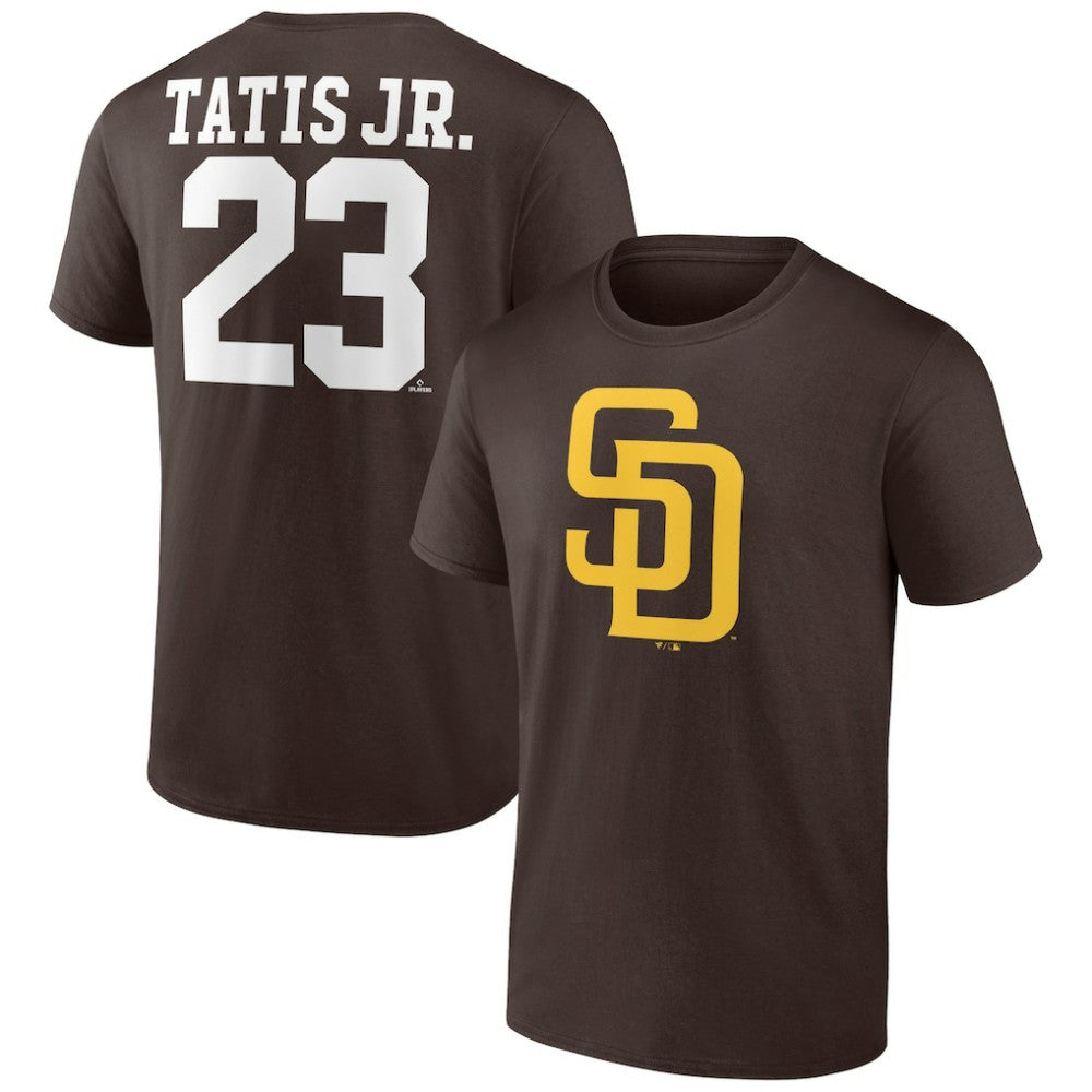 Fernando Tatis Jr. San Diego Padres Player Icon Name & Number T-Shirt - Brown - MLB on Sale