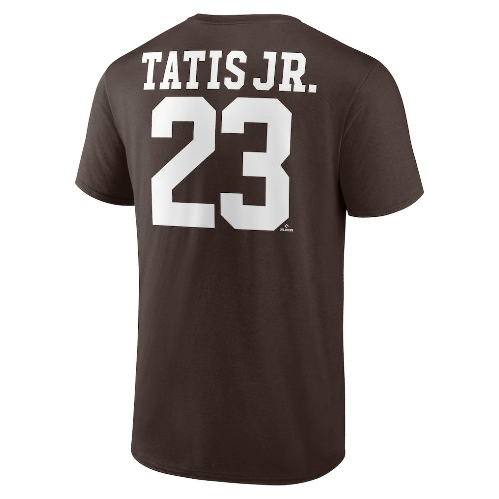 Fernando Tatis Jr. San Diego Padres Player Icon Name & Number T-Shirt - Brown - MLB on Sale