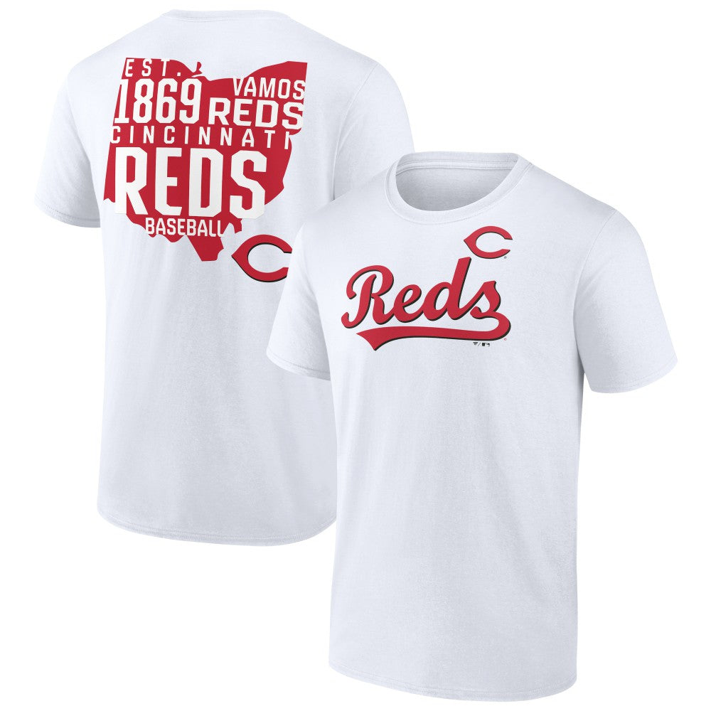 Cincinnati Reds Hot Shot T-Shirt - White - MLB Lifestyle