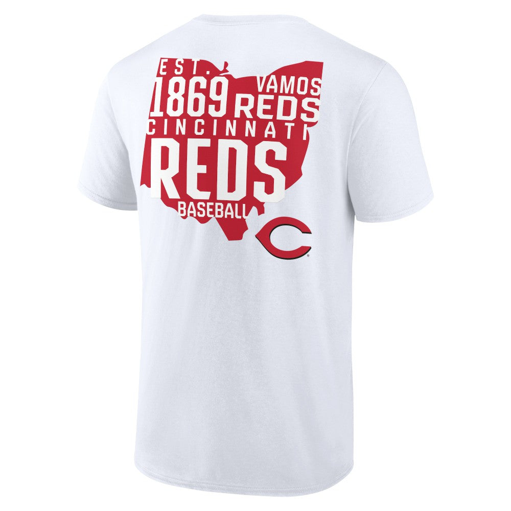 Cincinnati Reds Hot Shot T-Shirt - White - MLB Lifestyle