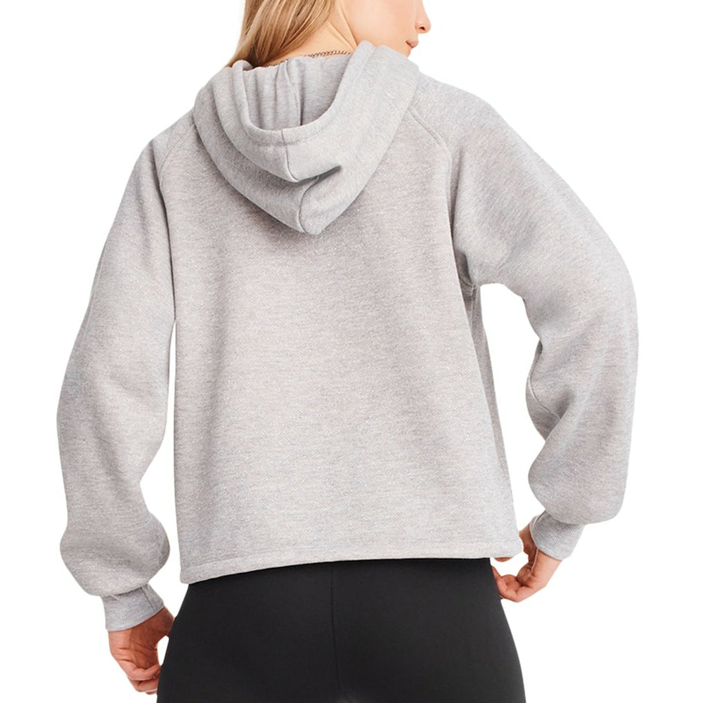 Indianapolis Colts DKNY Sport Women's Debbie Dolman Raglan Pullover Hoodie Heather Gray