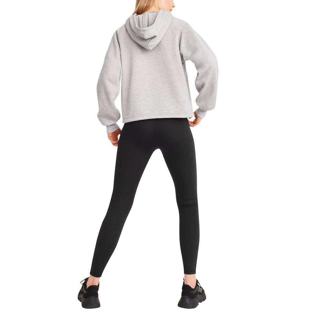 Los Angeles Chargers DKNY Sport Women's Debbie Dolman Raglan Pullover Hoodie Heather Gray