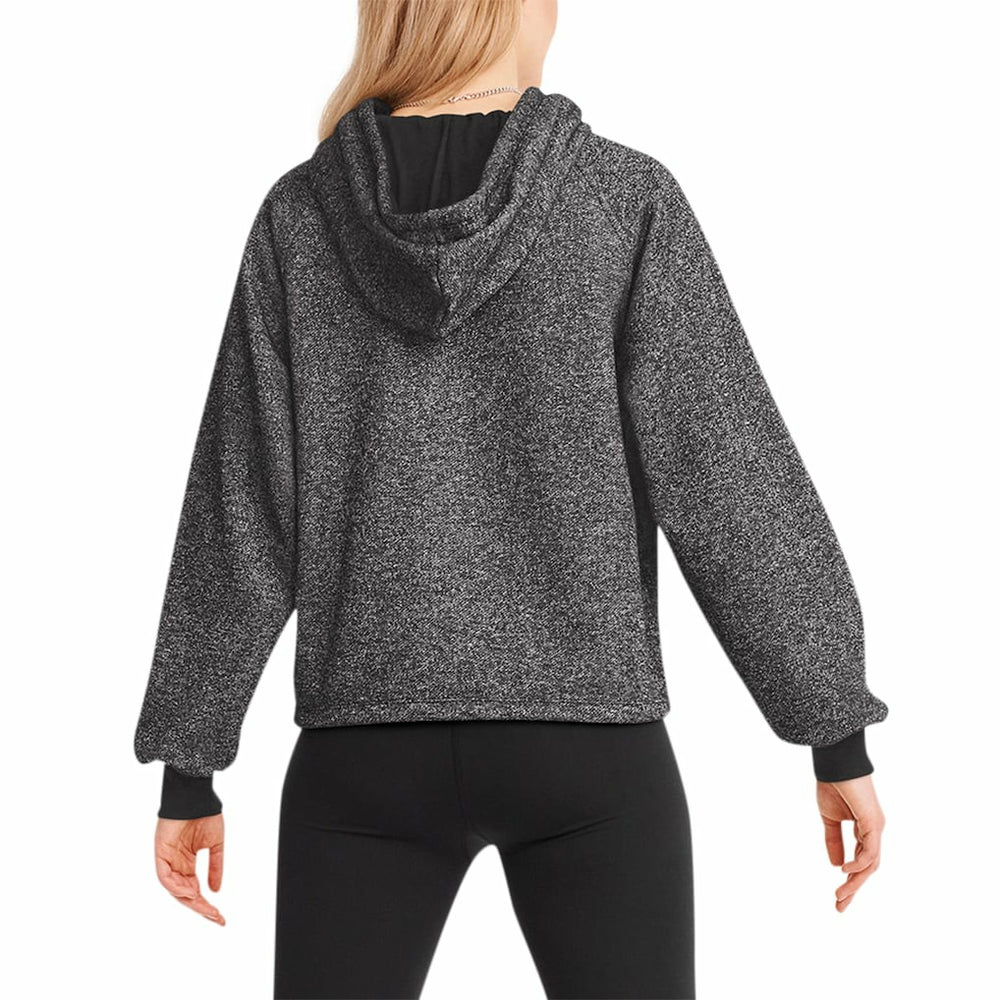 Philadelphia Eagles DKNY Sport Women's Debbie Dolman Raglan Pullover Hoodie Black