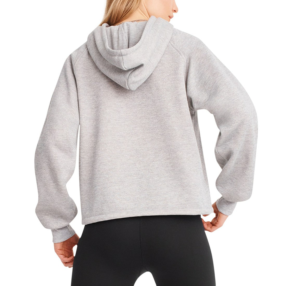 Tampa Bay Buccaneers DKNY Sport Women's Debbie Dolman Raglan Pullover Hoodie Heather Gray