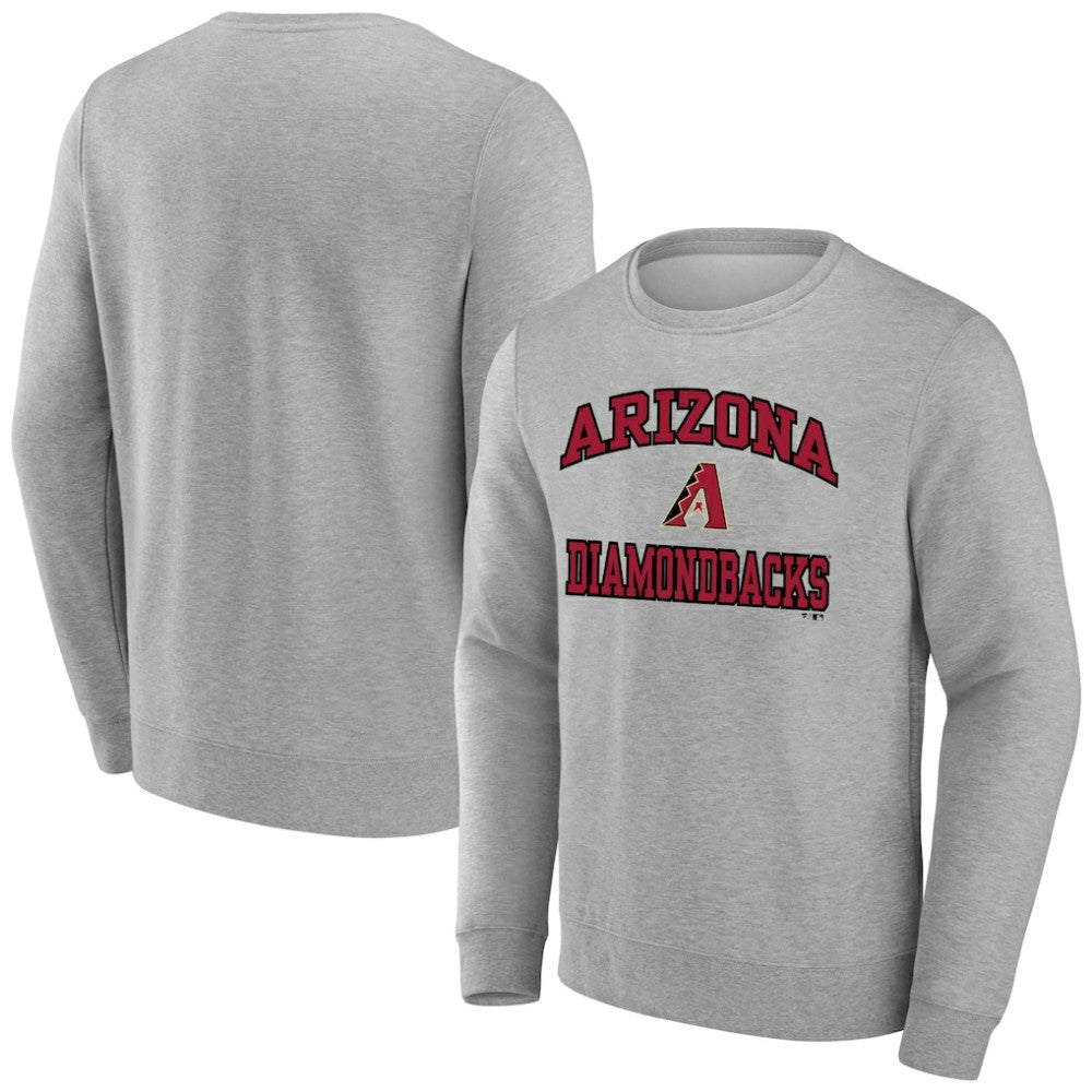 Arizona Diamondbacks Heart & Soul Pullover Sweatshirt - Heather Gray - MLB Discount