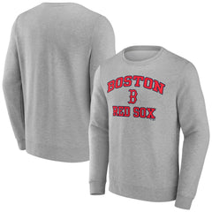 Boston Red Sox Heart & Soul Pullover Sweatshirt - Heather Gray - MLB Discount