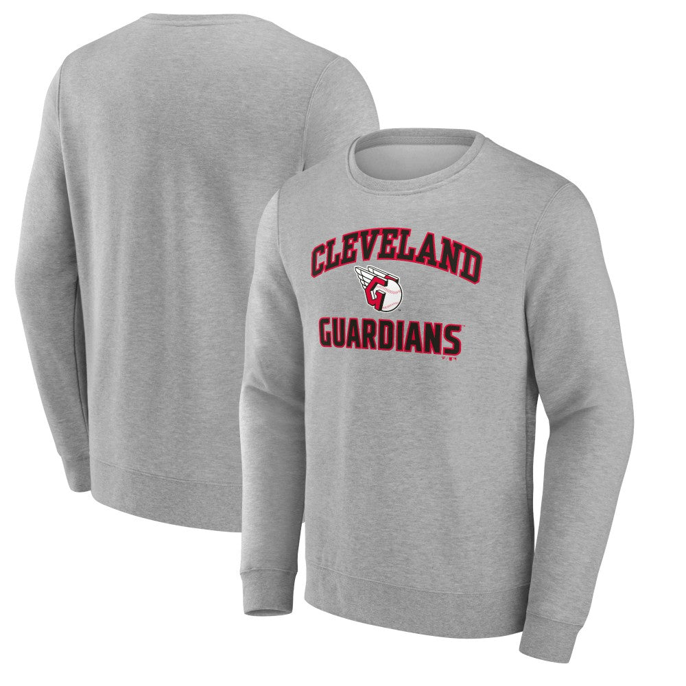 Cleveland Guardians Heart & Soul Pullover Sweatshirt - Heather Gray - MLB Sale