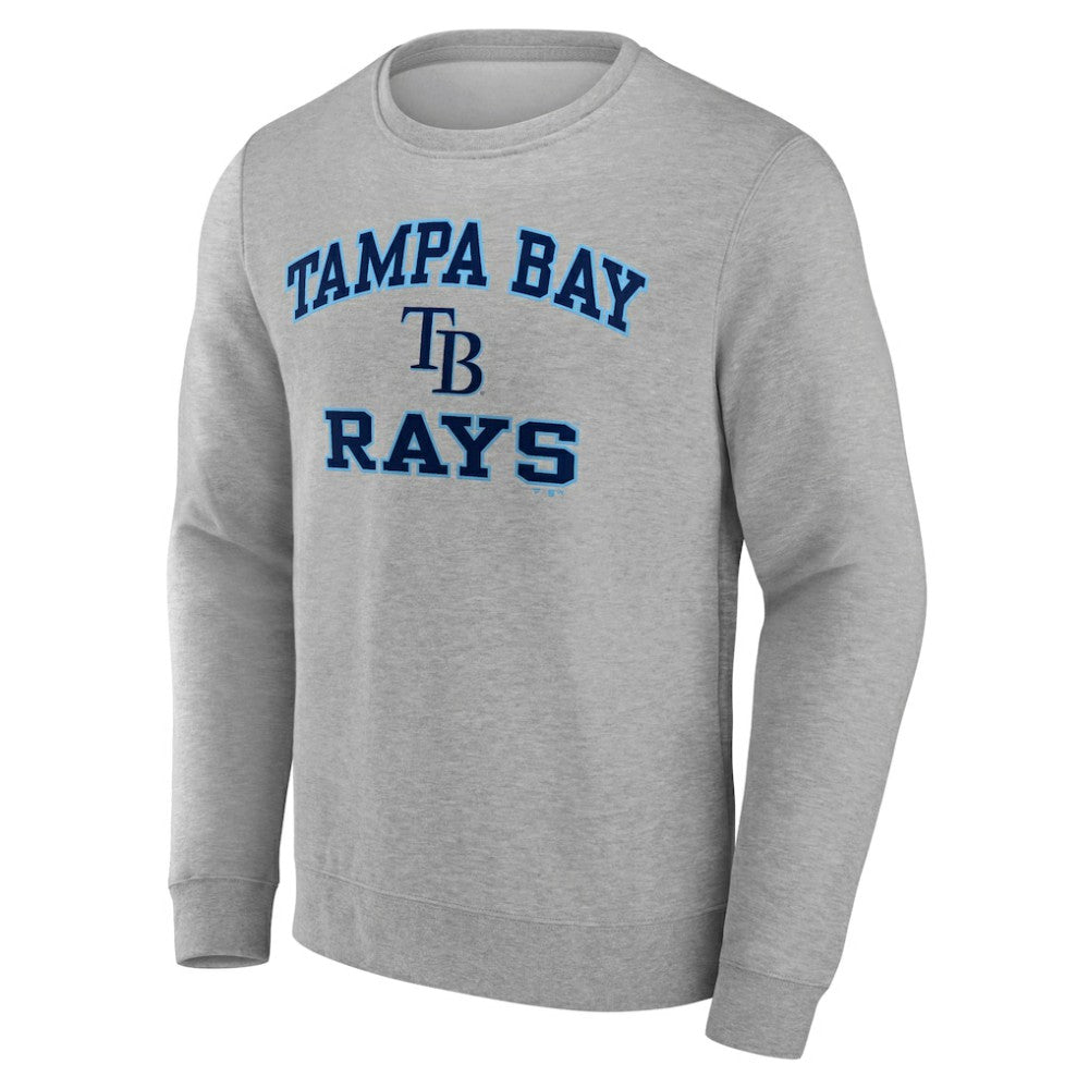 Tampa Bay Rays Heart & Soul Pullover Sweatshirt - Heather Gray - MLB Discount