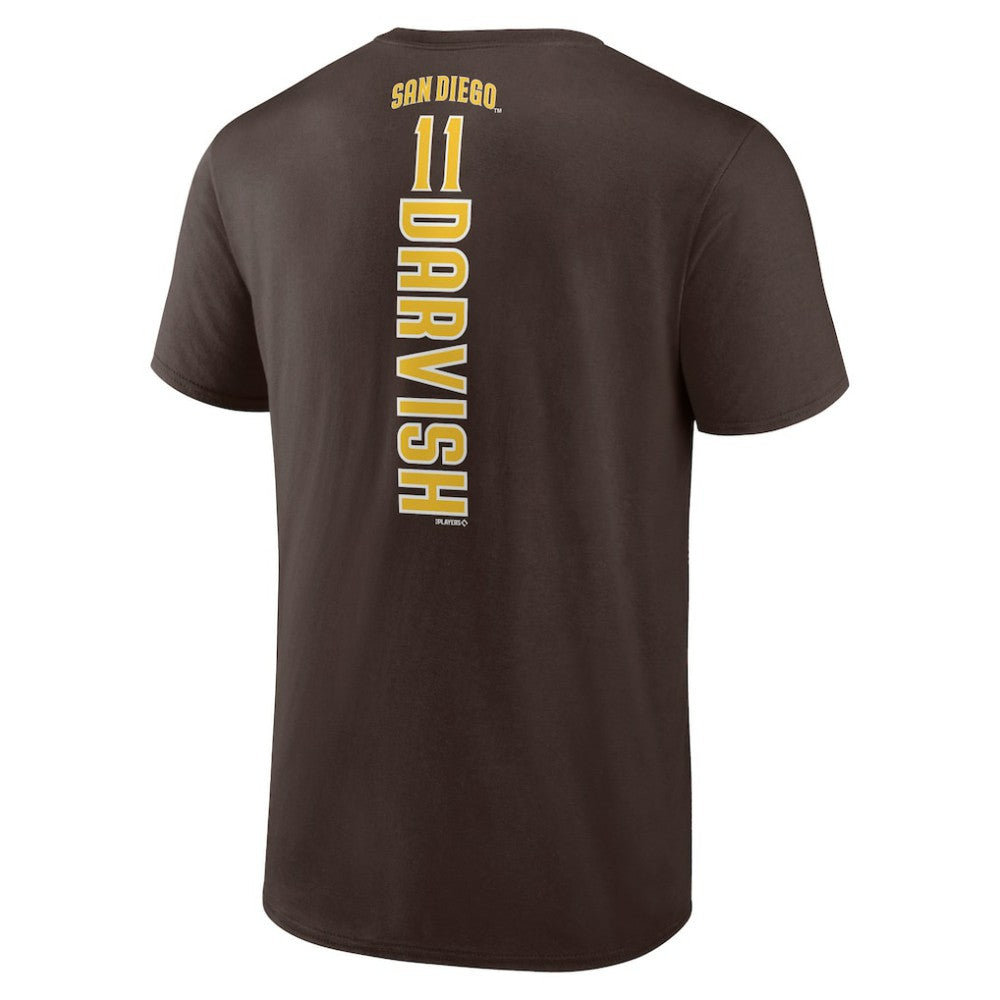 Yu Darvish San Diego Padres Playmaker Name & Number T-Shirt - Brown - MLB Online