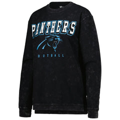 Carolina Panthers G-III 4Her by Carl Banks Women's Comfy Cord Pullover Sweatshirt Black