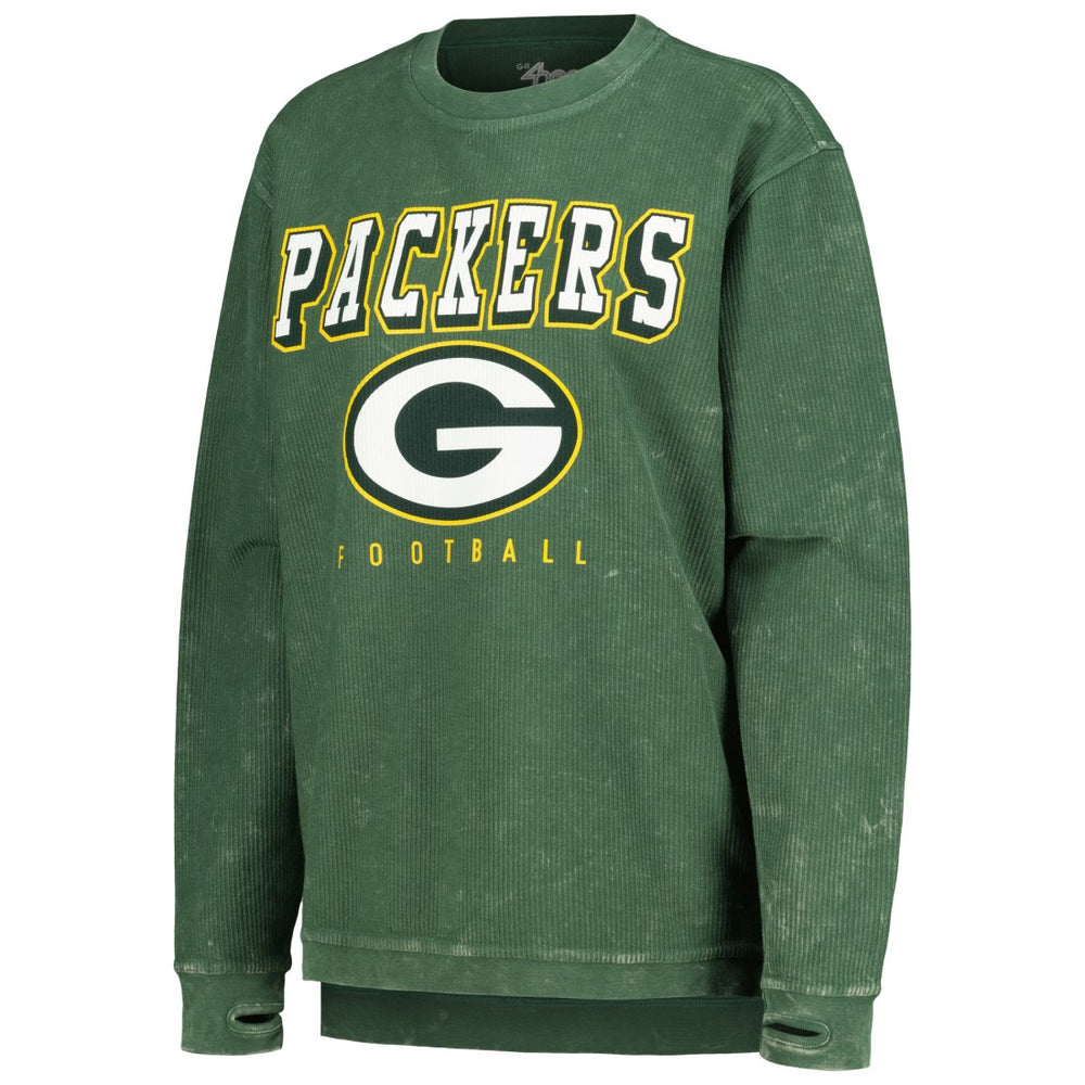 Green Bay Packers G-III 4Her by Carl Banks Women's Comfy Cord Pullover Sweatshirt Green