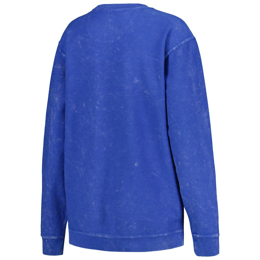 Los Angeles Rams G-III 4Her by Carl Banks Women's Comfy Cord Pullover Sweatshirt Royal