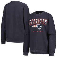 New England Patriots G-III 4Her by Carl Banks Women's Comfy Cord Pullover Sweatshirt Navy