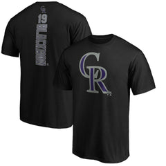 Charlie Blackmon Colorado Rockies Playmaker Name & Number T-Shirt - Black - MLB Discount