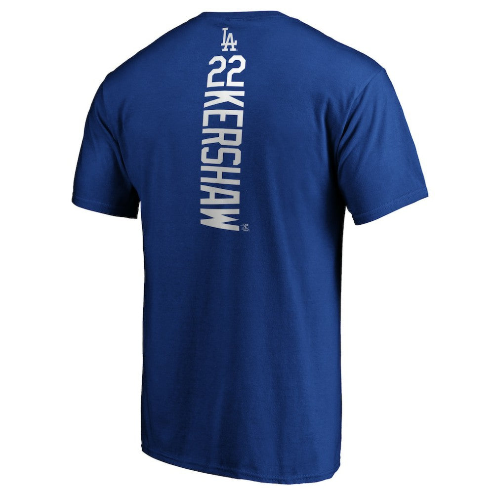 Clayton Kershaw Los Angeles Dodgers Playmaker Name & Number T-Shirt - Royal - MLB Online