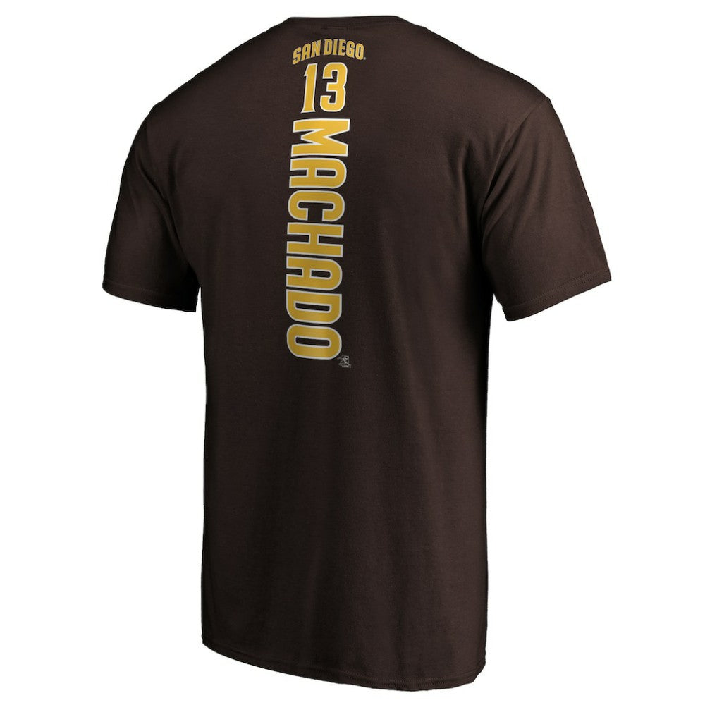 Manny Machado San Diego Padres Playmaker Name & Number T-Shirt - Brown - MLB Online