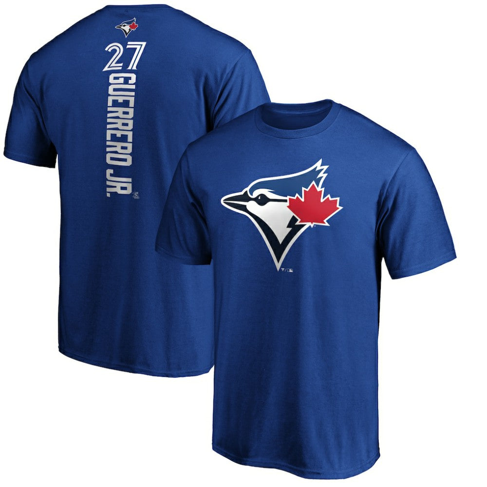 Vladimir Guerrero Jr. Toronto Blue Jays Playmaker Name & Number T-Shirt - Royal - MLB Discount