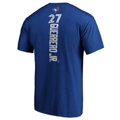 Vladimir Guerrero Jr. Toronto Blue Jays Playmaker Name & Number T-Shirt - Royal - MLB Discount