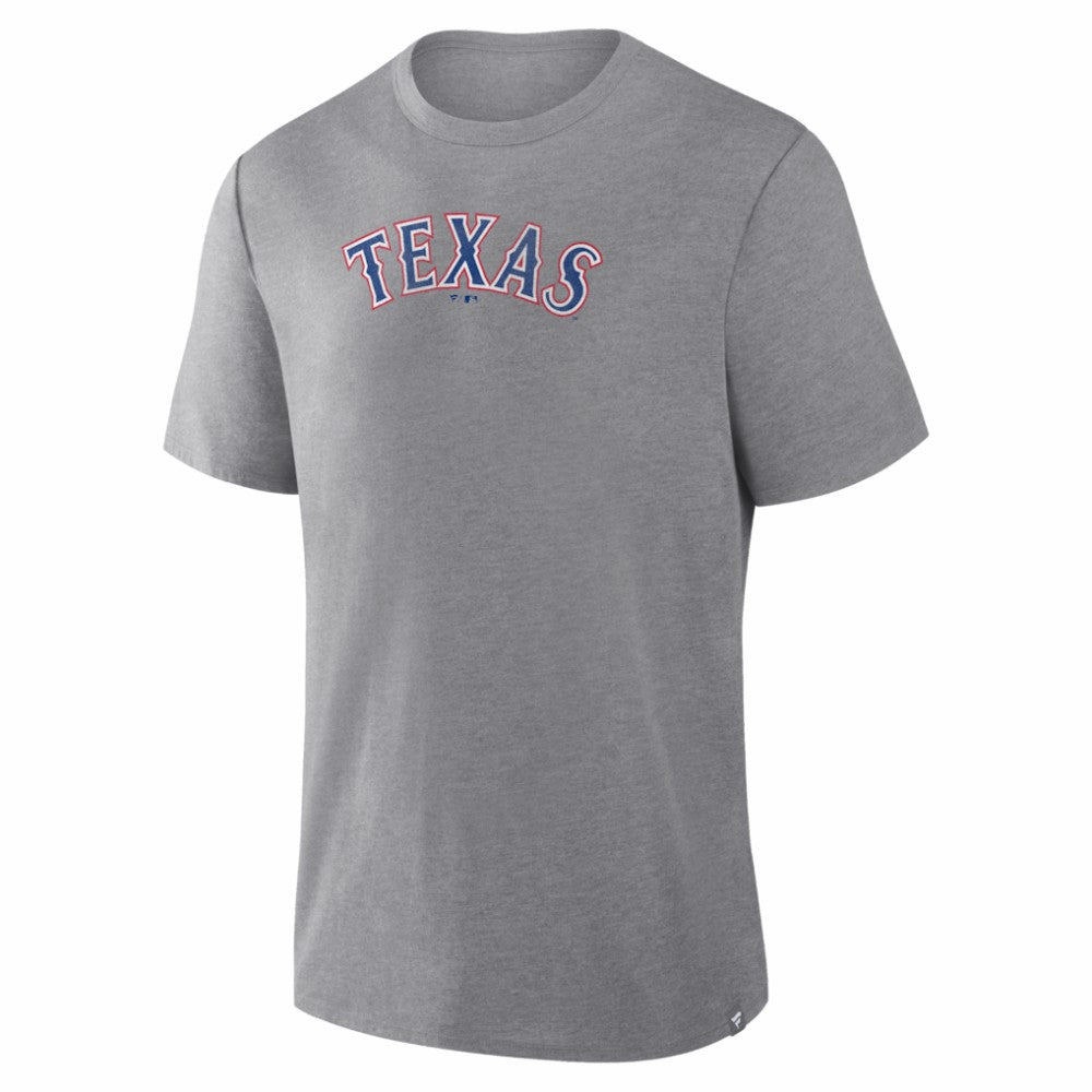 Texas Rangers Fanatics Play Tribute Tri-Blend T-Shirt - Heather Gray - Fanatics Online
