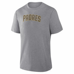 San Diego Padres Fanatics Play Tribute Tri-Blend T-Shirt - Heather Gray - Fanatics on Sale
