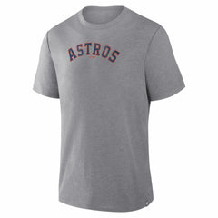 Houston Astros Fanatics Play Tribute Tri-Blend T-Shirt - Heather Gray - Fanatics Discount