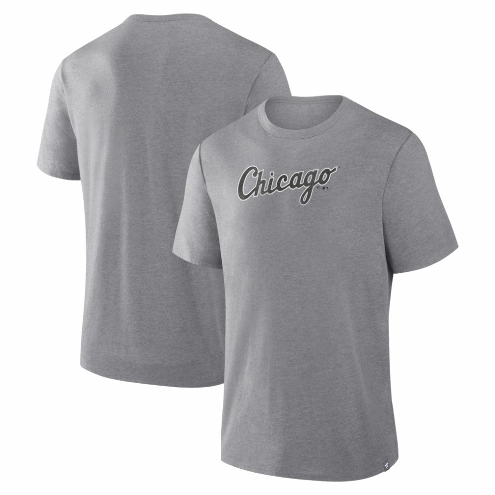 Chicago White Sox Fanatics Play Tribute Tri-Blend T-Shirt - Heather Gray - Fanatics on Sale