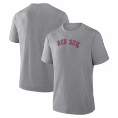 Boston Red Sox Fanatics Play Tribute Tri-Blend T-Shirt - Heather Gray - Fanatics Sale