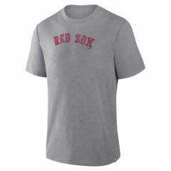 Boston Red Sox Fanatics Play Tribute Tri-Blend T-Shirt - Heather Gray - Fanatics Sale
