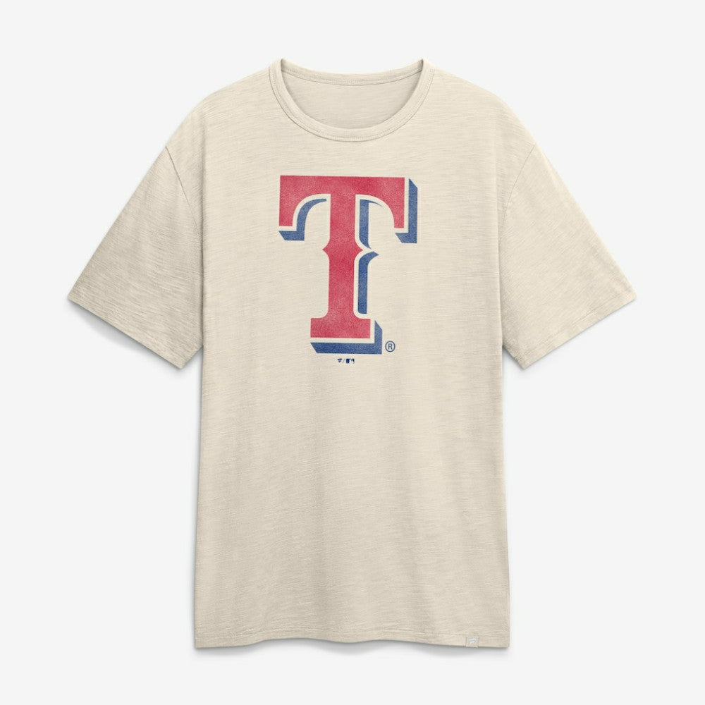 Texas Rangers Fanatics Stadium Slub T-Shirt - Cream - Fanatics Lifestyle