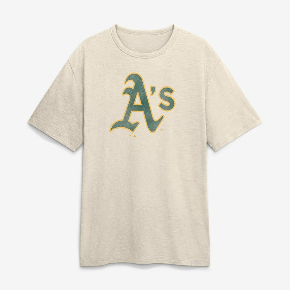 Athletics Fanatics Stadium Slub T-Shirt - Tan - Fanatics Sale