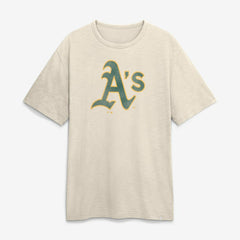 Athletics Fanatics Stadium Slub T-Shirt - Tan - Fanatics Sale