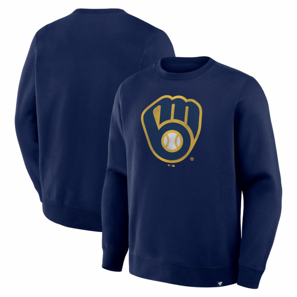 Milwaukee Brewers Fanatics Legacy Sweatshirt - Navy - Fanatics Online