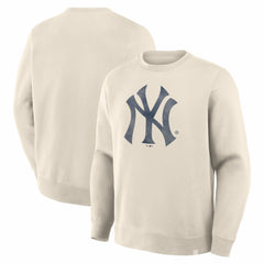 New York Yankees Fanatics Legacy Sweatshirt - Tan - Fanatics Lifestyle