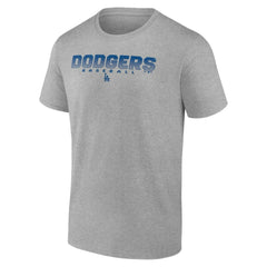 Los Angeles Dodgers Utility Player T-Shirt - Heather Gray - MLB Lifestyle